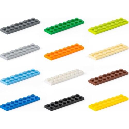 10PCS Building Blocks 3034 2x8 Board High-Tech Bricks Assembles Particles DIY Assembly Parts Education Toys For Children Gifts