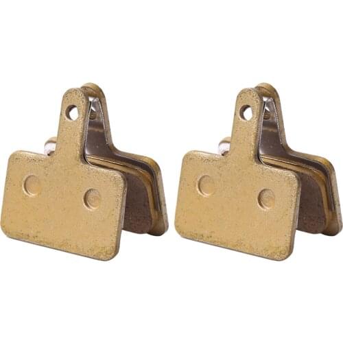 2 Pairs MTB Bicycle Resin Semimetal Disc Brake Pad for SHIMANO M375 M445 M446 Cycling Parts Bike Brake