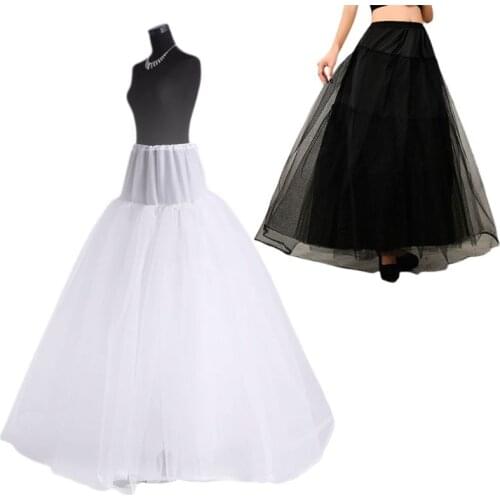 3-layer Hard Net Soft Support no Hoop Wedding Dress Fluffy Petticoat Bridal Wedding Lining Skirt Ladies Women Slip Skirts