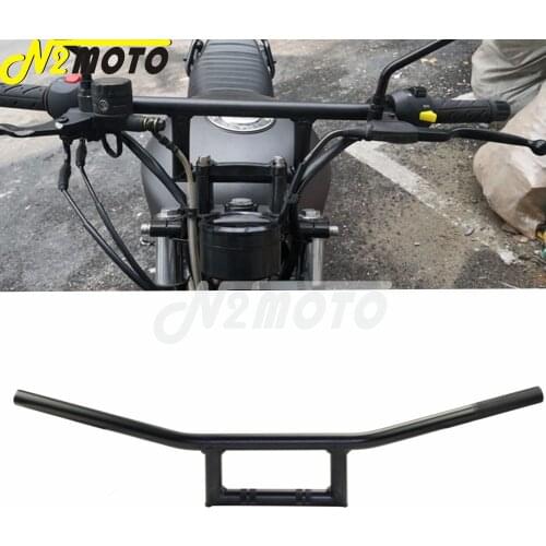 Motorcycle 7/8" Handle Bar Aluminum 22mm Handlebar Box Window Attack Style Handlebar For Harley Sportster Touring Cafe Racer