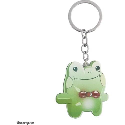 Anime Killing Stalking Yoonbum Frog Keychain Sangwoo Cosplay Acrylic Key Chain For Women Men Kids Christmas Jewelry Gift