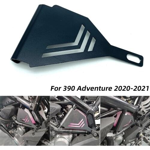 REALZION Motorcycle Side Reservoir Engine Guard Part Oil Protection For KTM 390 ADVENTURE ADV 2021