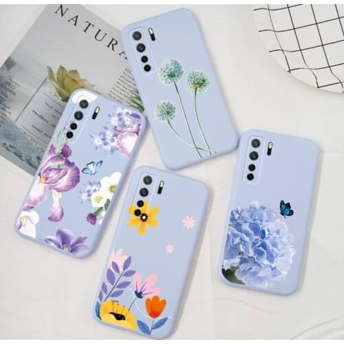 Watercolor Flower Case For Huawei Y9S Y8P Y7P Y5P Honor 9A 9S 9C 9X Pro 2019 P Smart S P40 Lite E 5G 4G Case Silicone TPU Funda
