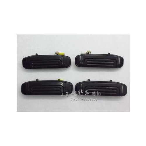 BLACK Outside Door Handle Coating for Mitsubish i Montero Pajero External Handle V46 V47 V31 V32 v33 6470 6473 2030