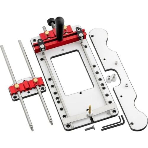 Engraving Machine Locator Adjustable Woodworking Aid Tool Adjustable Drilling Viewfinder Drilling Template Woodworking Tool