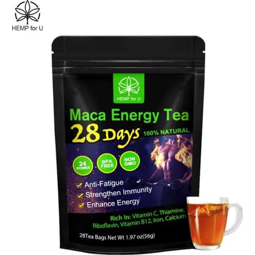 HFU Herbal Maca Drink Improve Male Sexual Function Tonifying Kidney Strengthen Fitness Relieve Anxiety Spirit Energy Drink