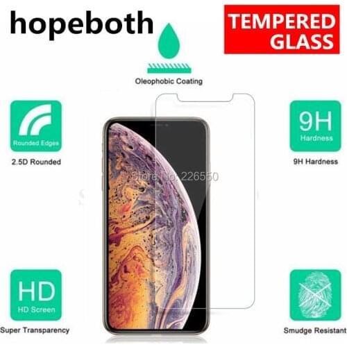 Hopeboth 1000pcs/lot HD anti-Explosion 2.5D 0.3mm Hardness Tempered Glass screen protector for iphone XS XR XS max 8 X 7 7plus 6