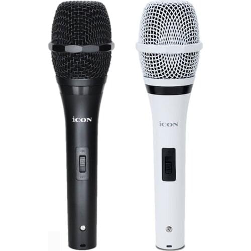 Icon iPLUG-M studio condenser microphone handheld vocal/instrument recording mic for iPad, iPhone & iPod touch karaoke