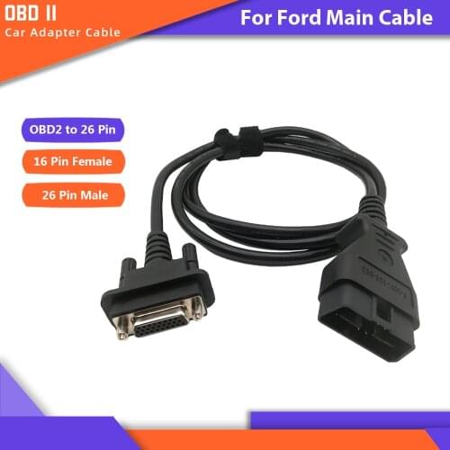 Hot Sale VCM II Main Cable VCM2 16pin Cable VCM 2 OBD2 Cable Diagnostic Interface Cable