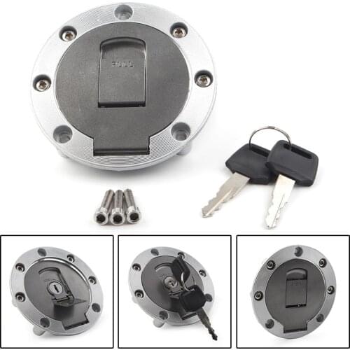 Motorcycle Switch Kit Assembly Fuel Gas Cap Tank Cover W/ 2 Keys For Yamaha FZR250 FZR400 FZR600 FZR750 FZR1000