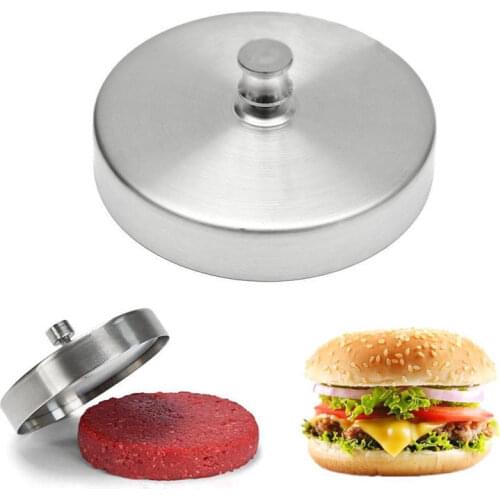 Creative Stainless Steel Non-stick Stuffed Hamburger BEEF Burger Press Mould Patty Grill BBQ Maker Mold Barbecue Kitchen Gadget