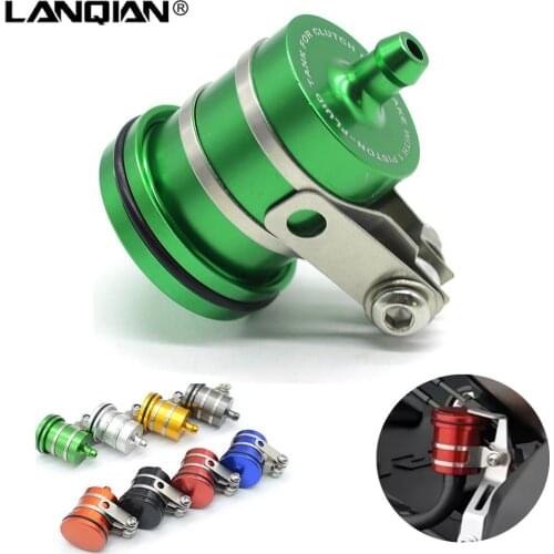 CNC Rear Brake Fluid Reservoir Oil Cup Cover For Kawasaki Ninja 250R 300 500R 600R 750R ZX10 ZX12R ZX6R ZX9R ZX14R Z750 Z1000