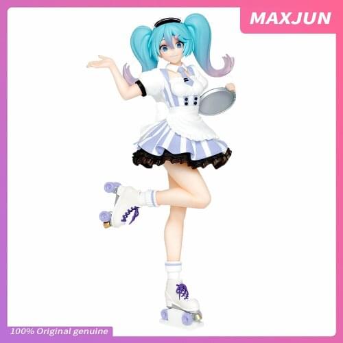 MAXJUN 18cm TAITO Vocaloid Anime Miku Figure Different color version PVC Action Figure Collection Model Doll Toys miku figure