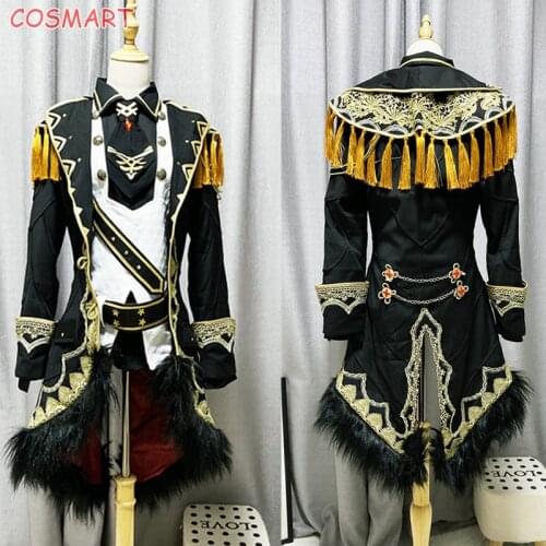 [Customize] Genshin Impact Diluc Game Suit Uniform Cosplay Costume Halloween Party Outfit For Men Women 2020 NEW