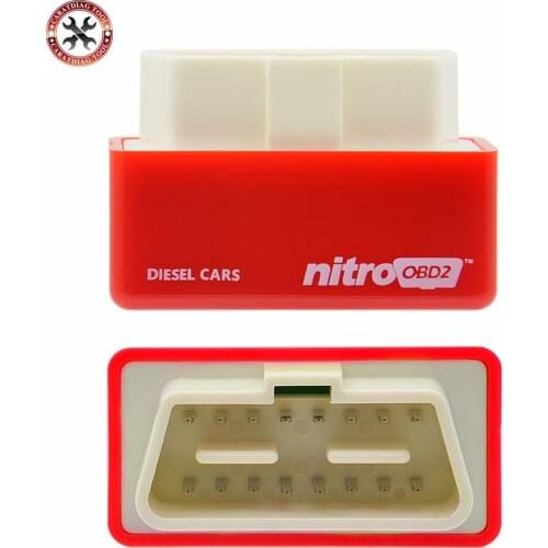 New NitroOBD2 Performance Chip Tuning Diesel Box Nitro OBD2 OBD Interface More Power Torque CNP Free