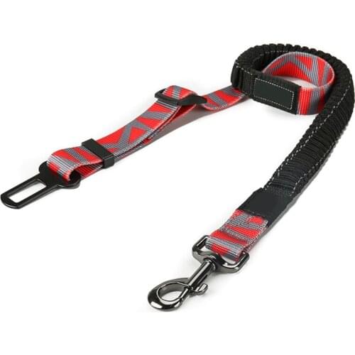 Pet Heavy Duty & Elastic & Durable Seat Belt Adjustable Pet Seat Belt For Vehicle Dog Nylon Car Safety Seatbelts