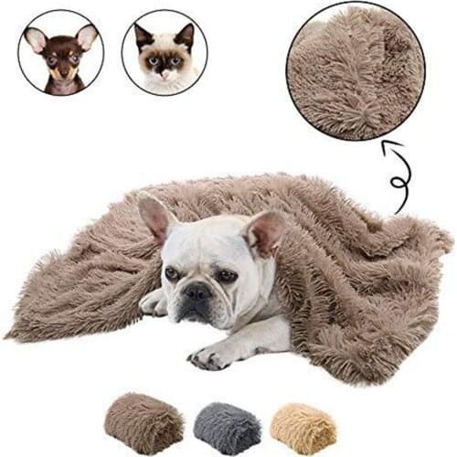 Portable Summer Mat 3 Colors Pet Cushion Cat S- XL Pet Blanket Comfortable Plush Pad None Toxic Dog Heat Relief