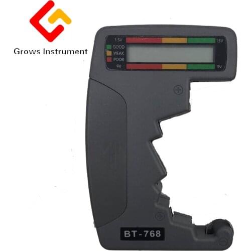LCD Digital Battery Tester Voltage Checker Power measuring instrument BT-768