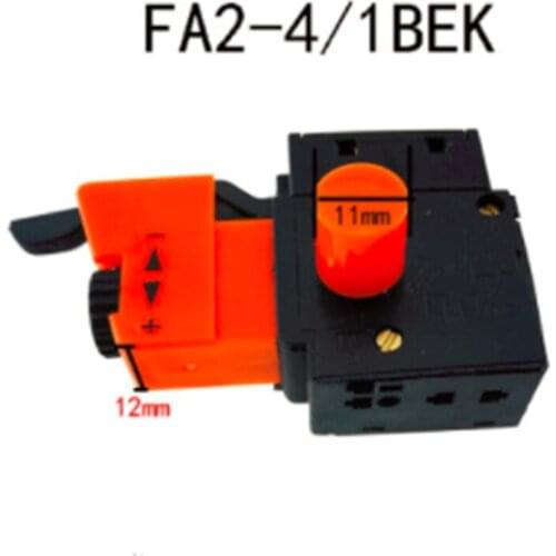 20pcs AC 250V/4A FA2-4/1BEK Adjustable Speed Control CW/CCW Switch For Electric Drill Power Tool Trigger Switches