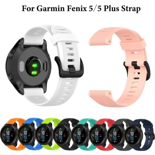 22mm Watch Strap Bands For Garmin Fenix 5 / 5 plus Wrist Strap For Fenix 6 / 6 Pro / Forerunner 935 945 Sport Silicone Bracelet