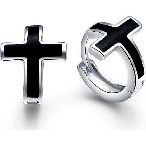 Hight Quality Jewelry New Fashion Design 925 Sterling Silver Stud Earrings for Men Valentines Day gift