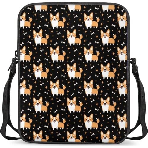 Custom DIY Dog Pet Designed 3D Print Cross-Body Bags Customer DropShipping