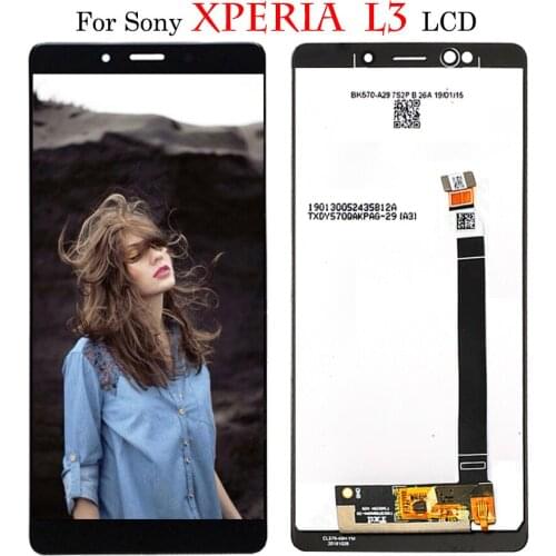New 5.7" For Sony Xperia L3 I3312 I4312 I4332 LCD Display Touch Screen Digitizer Full Assembly Replacement Parts For Sony L3 lcd