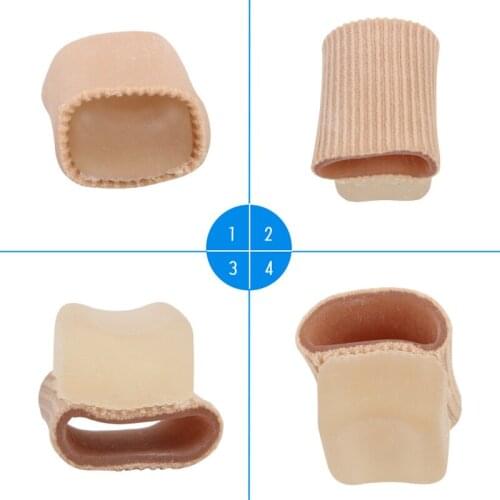 1 Pair Bunion Toe Separator Orthosis Support Foot Care Elastic Silicone Hallux Valgus Corrector TK-ing