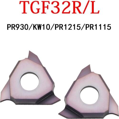 100% Original High-Quality Grooving Inserts TGF32L TGF32R TGF32L150 TGF32R100 TGF32R145 TGF32R150 For CNC Machine External Tools