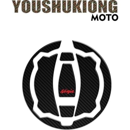 For Z1000 Z1000SX Z800 Z750 Z250 6 Colors 3D Carbon Fiber Tank Gas Cap Pad Filler Cover Supreme Sticker Decals