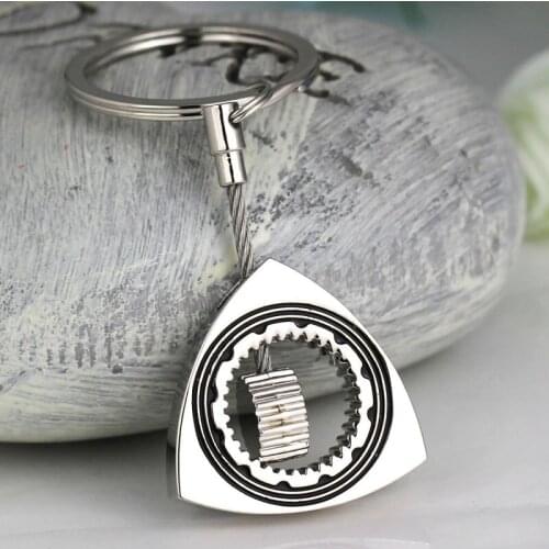 3D rotor keychain key ring Wankel Engine rotor key chain key holder high quality portachiavi chaveiro llaveros hombre