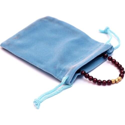 50pcs/lot 7x9 9x12cm Light Blue Velvet Bag Small Jewelry Bag Earring Candy Jewelry Packaging Bags Nice Drawstring Pouch Gift Bag