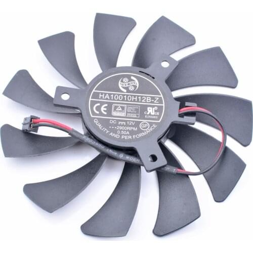 Brand new original HA10010H12B-Z 12V 0.50A 2900 rpm hole distance 40mm diameter 95mm graphics card cooling fan