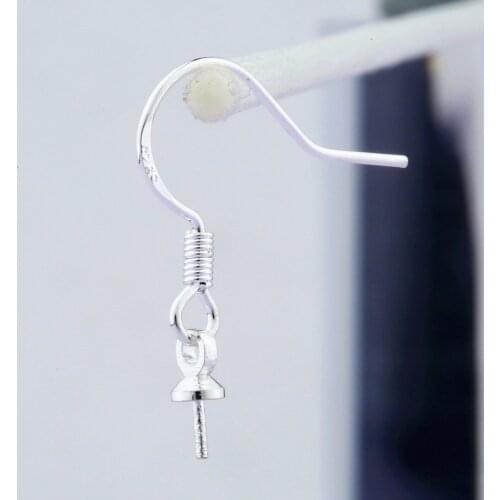 50pcs 925 Sterling Silver Jewelry DIY Accessories 925 Silver Hook For Necklace Findings & Components PJ009