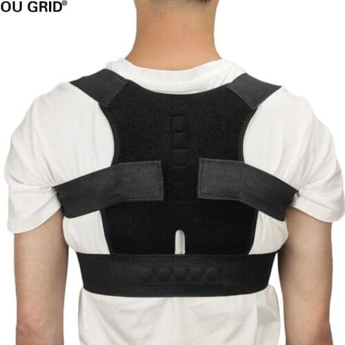 Back Brace Posture Corrector for Men and Women - Upper Back Posture Corrector Providing Lumbar Support - Adjustable Back Brace