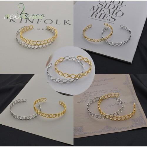 Nextvance Popular Stainless Steel Adjustable Bracelet Gold Color Wholesale for Women Lover Anniversary Gift Jewelry dropshipping