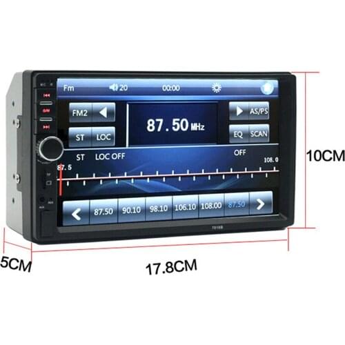 BT Car Stereo Audio MP5 Player Rearview Function FM Radio with Remote Control 7'' Touch Screen 4 Play Modes 7018B
