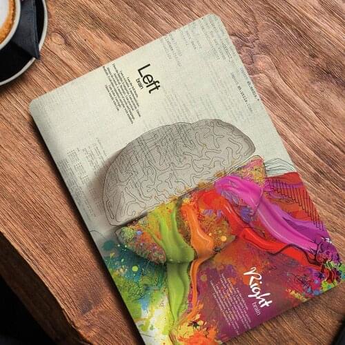 Left Right Brain pattern Laptop Case For Apple MacBook Pro Retina Air 12 13 15inch,for mac new Air Pro 13.3 16 inch cover shell