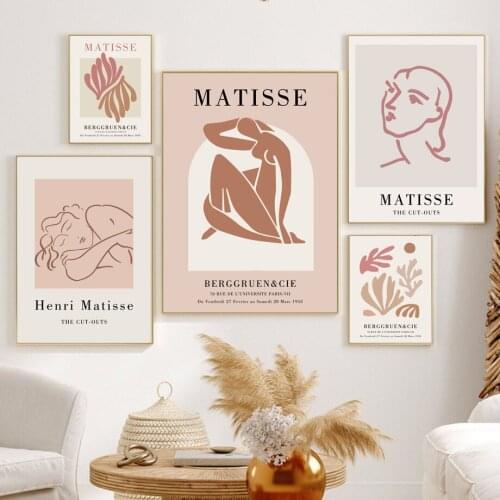 Matisse Abstract Line Girl Avatar Dance Wall Art Canvas Painting Nordic Posters And Prints Wall Pictures For Living Room Decor