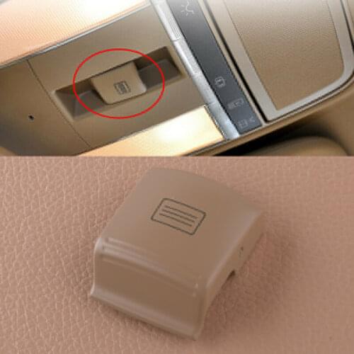 Car Sunroof Window Switch Button Beige Fit for Mercedes-Benz S-CLASS W204 W221