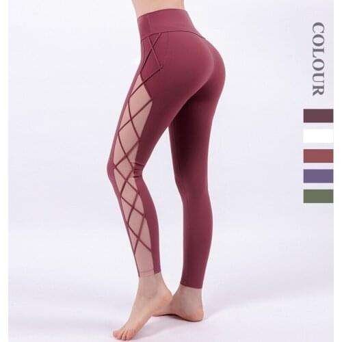 Women Quick Dry Leggings Sexy Mesh Pants Push Up Fitness Gym Leggins Running Leggins Workout Pants Femme High Waist Mujer 2021