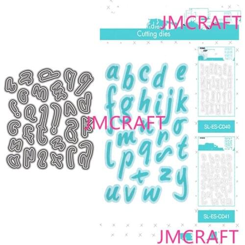 JMCRAFT 2021 Lowercase English Letters Metal Cutting Dies DIY Scrapbook Handmade Paper Craft Metal Steel Template Dies