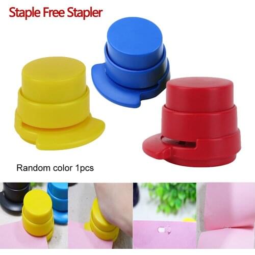 Mini Stapler Staple Free Stapleless Stapler Paper Binding Binder Paperclip Office Accessories School Stationery Drop shipping