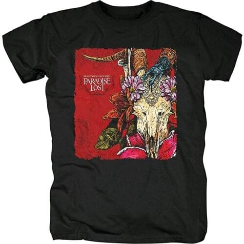 Mens TShirt Short Sleeve Shirt Paradise Lost Rock Tee Women Hiphop Shirts(3)