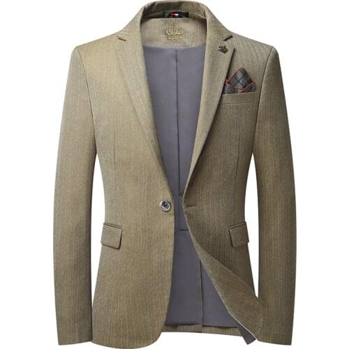 New Fashion Casual Men Blazer Cotton Slim Korea Style Suit Blazer Masculino Male Suits Jacket Blazers Men Clothing Size S-4XL