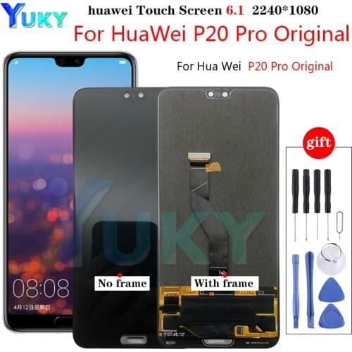 OLED Original Huawei P20 Pro Lcd Touch Screen Digitizer Vergadering Vervanging Voor Huawei P20 Plus Lcd CLT-AL01 CLT-L29 CLT-L09