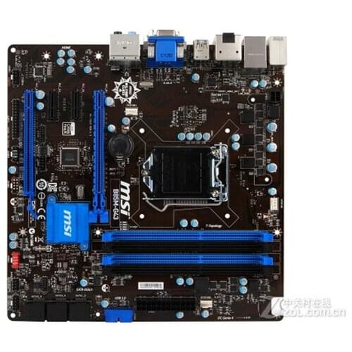 Original motherboard MSI B85M-G43 LGA 1150 DDR3 supports E3 1230 V3 4570 mainboard desktop motherboard free shipping