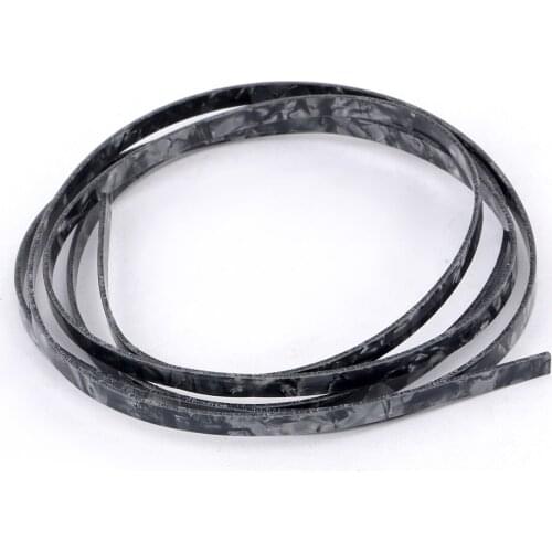 Musiclily Plastic Guitar Binding 1650*6*1.5mm, Black Pearl