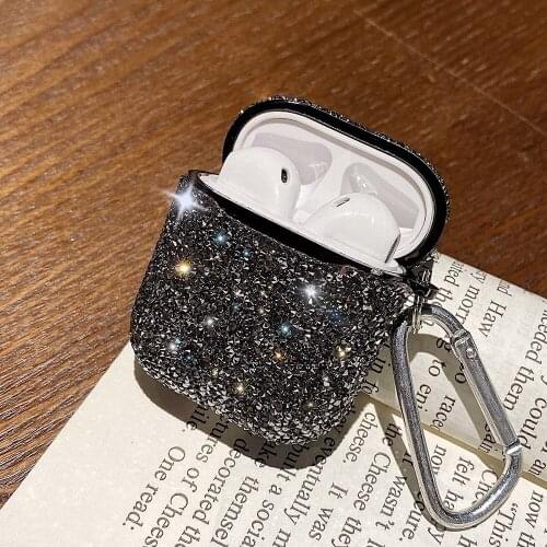 Luxury 3D Bling Diamonds Soft Wireless Earphone Case For AirPods Pro 2 1 Case Cute Protective Cover for AirPod Air Pods 2 3 Capa