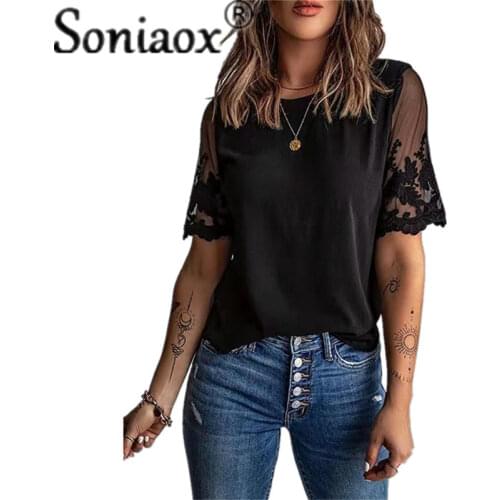 Soniaox White Blouses